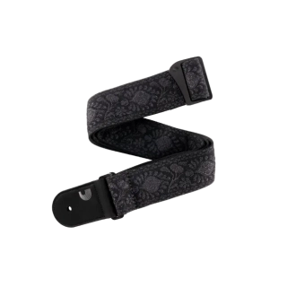 D'Addario woven Monterey Black kytarový řemen