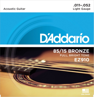D'Addario EZ910 kovové struny pro akustickou kytaru