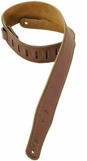 Levys M26GF Brown Garment Leather kytarový řemen