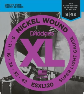 D'Addario ESXL120 Double Ball End Struny pro elektrickou kytaru