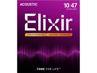 Elixir 16002 Phosphor Bronze .010 struny pro alustickou kytaru