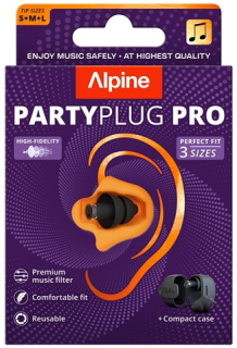 Alpine Partyplug Pro Black špunty do uší