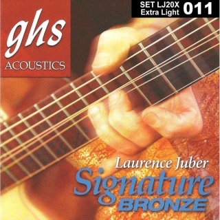 GHS  LJ20X Laurence Juber kovové struny pro akustickou kytaru