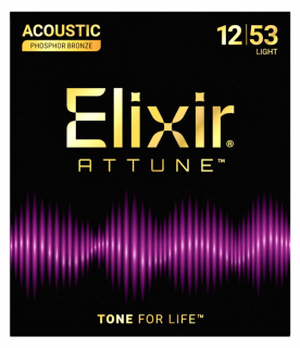 Elixir ATTUNE Acoustic Phosphor Bronze 21052 (012-053) struny pro akustickou kytaru