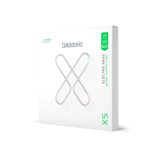 D'ADDARIO XSB45100 Regular Light/Medium, Long Scale, XS Nickel 45-105 struny pro baskytaru