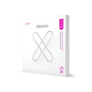 D'ADDARIO XSB45130 Regular Light 5 strings, Long Scale, XS Nickel 45-130 struny pro baskytaru